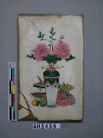 藏品(花果玻璃畫)的圖片